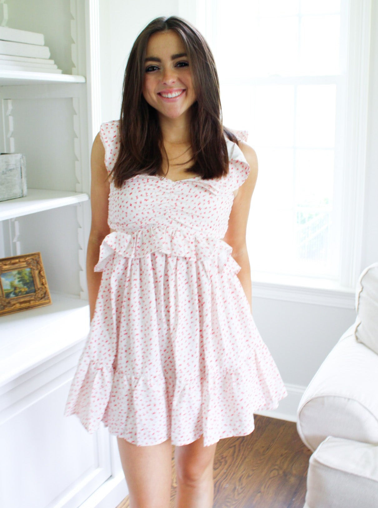 closer to the heart mini dress Heart Ruffle Mini Dress – Katie Bop