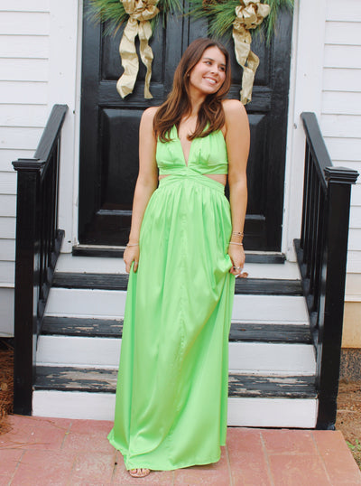 Raven Gown - Lime