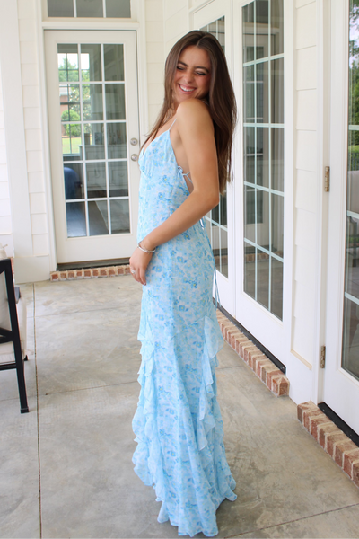 Luana Ruffle Maxi Dress