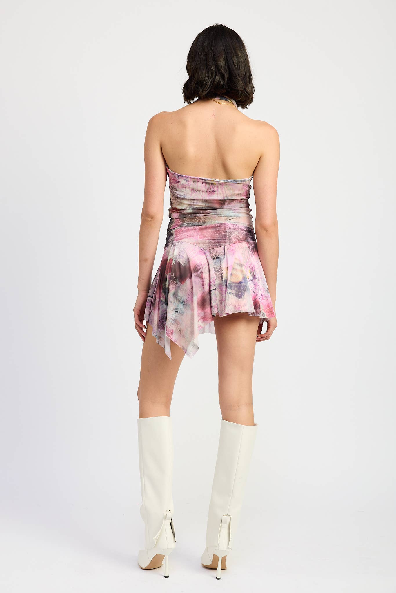 Olivia Asymmetrical Mini Skirt