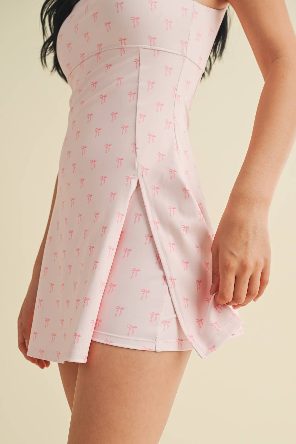 Pink Bow Athletic Dress – Katie Bop