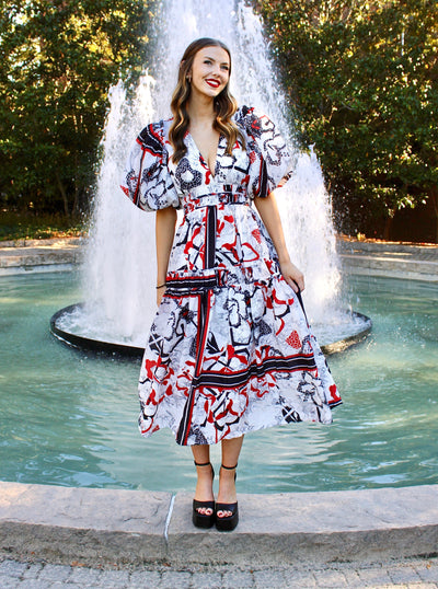 Faith Print Maxi Dress