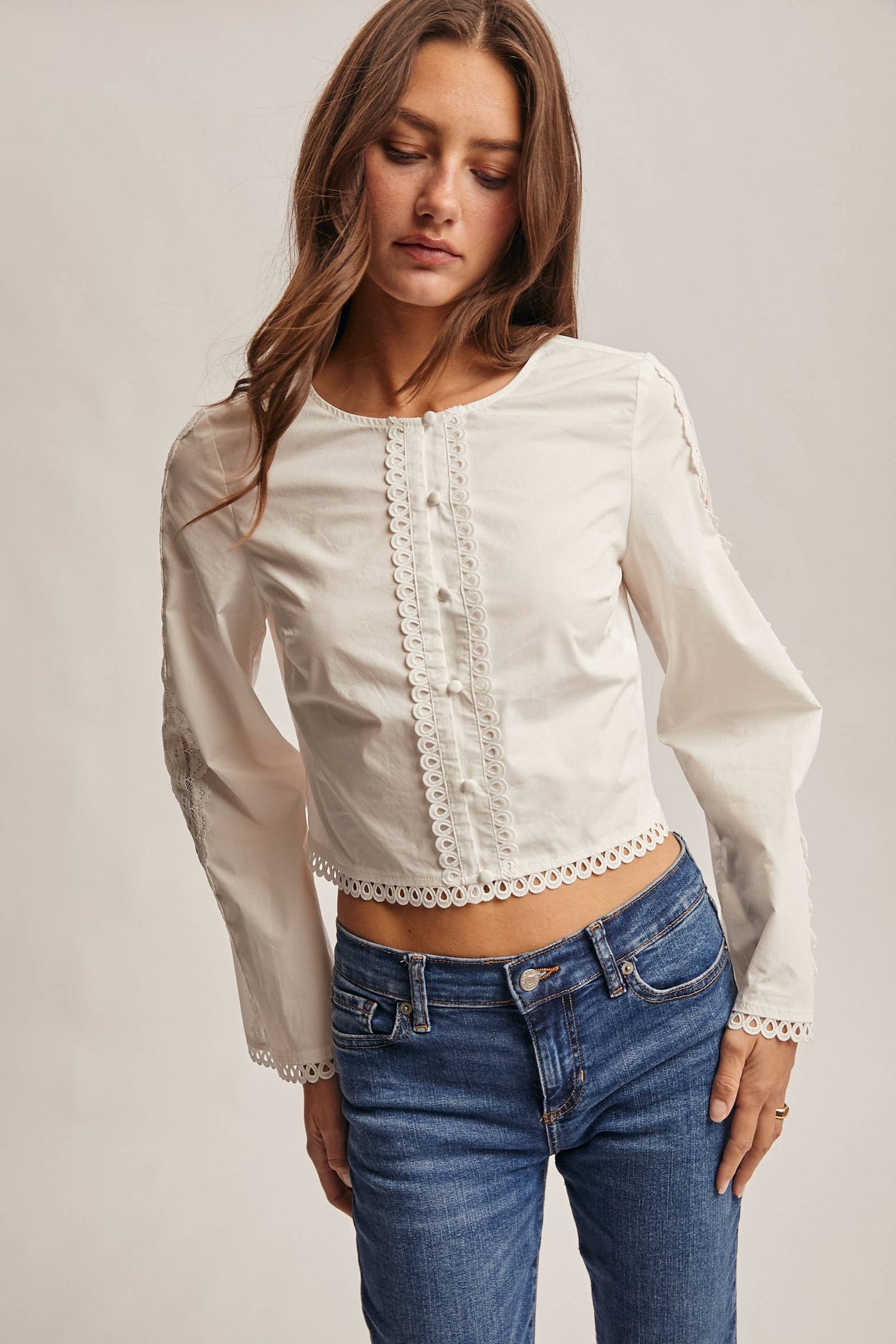 Hendley Eyelet Top