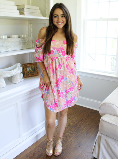 Destiny Babydoll Mini Dress