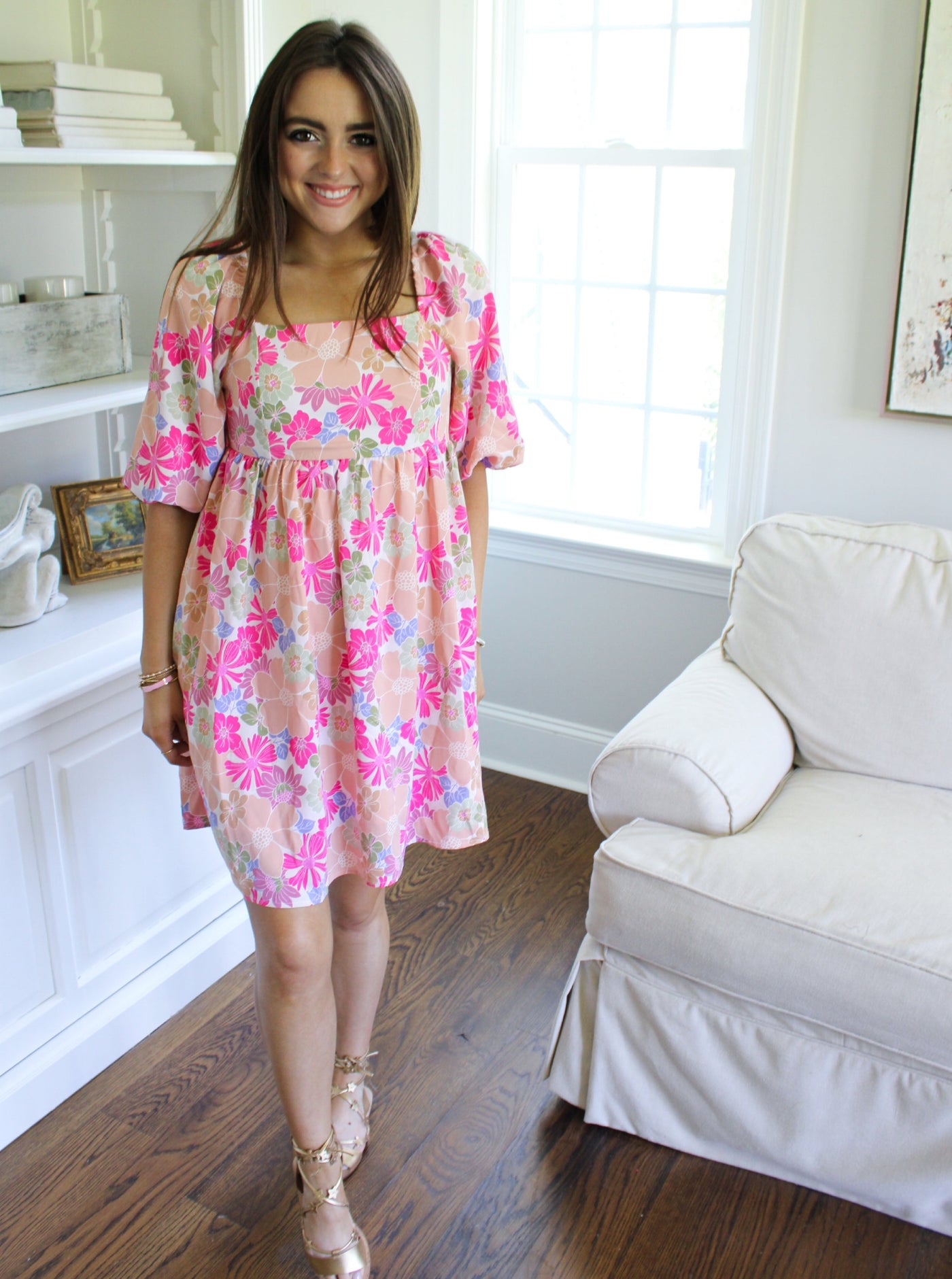Destiny Babydoll Mini Dress
