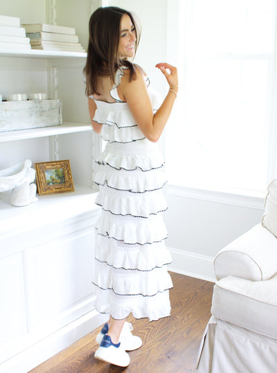 Cece Ruffle Midi Skirt Set