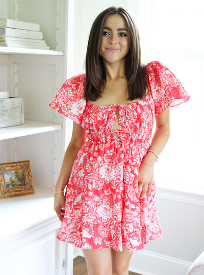 Liberty Floral Mini Dress