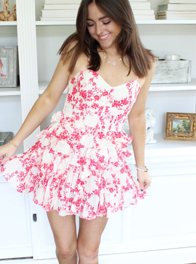 Lorraine Ruffle Mini Dress