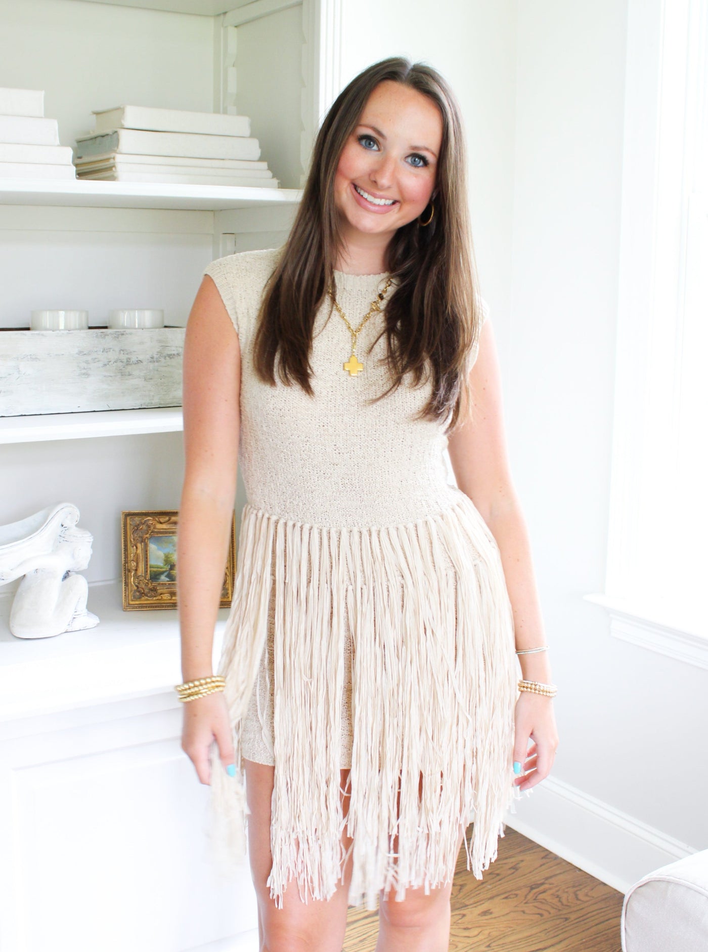 Cowgirl Fringe Mini Dress
