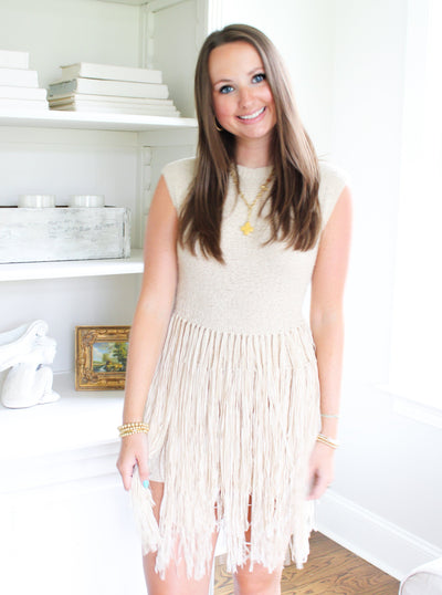 Cowgirl Fringe Mini Dress