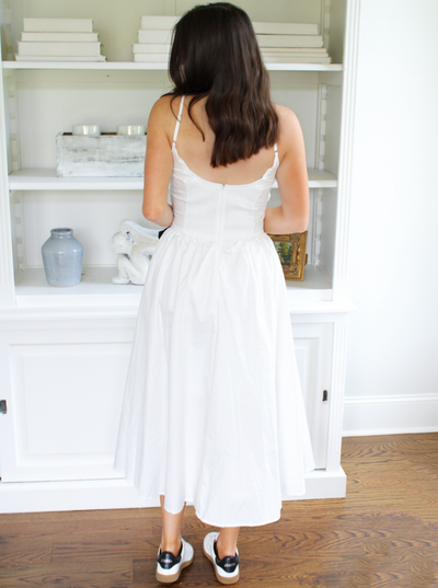 Dreamer Bow Midi-Dress