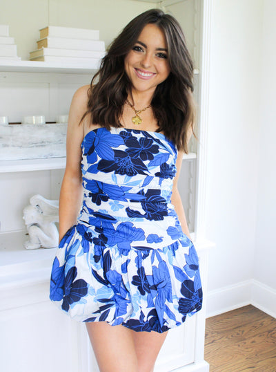 Azul Floral Mini Dress