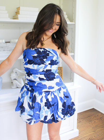 Azul Floral Mini Dress