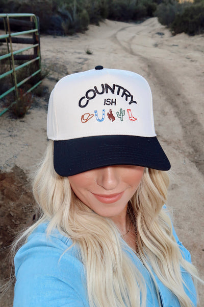 Country-ish Embroidered Hat