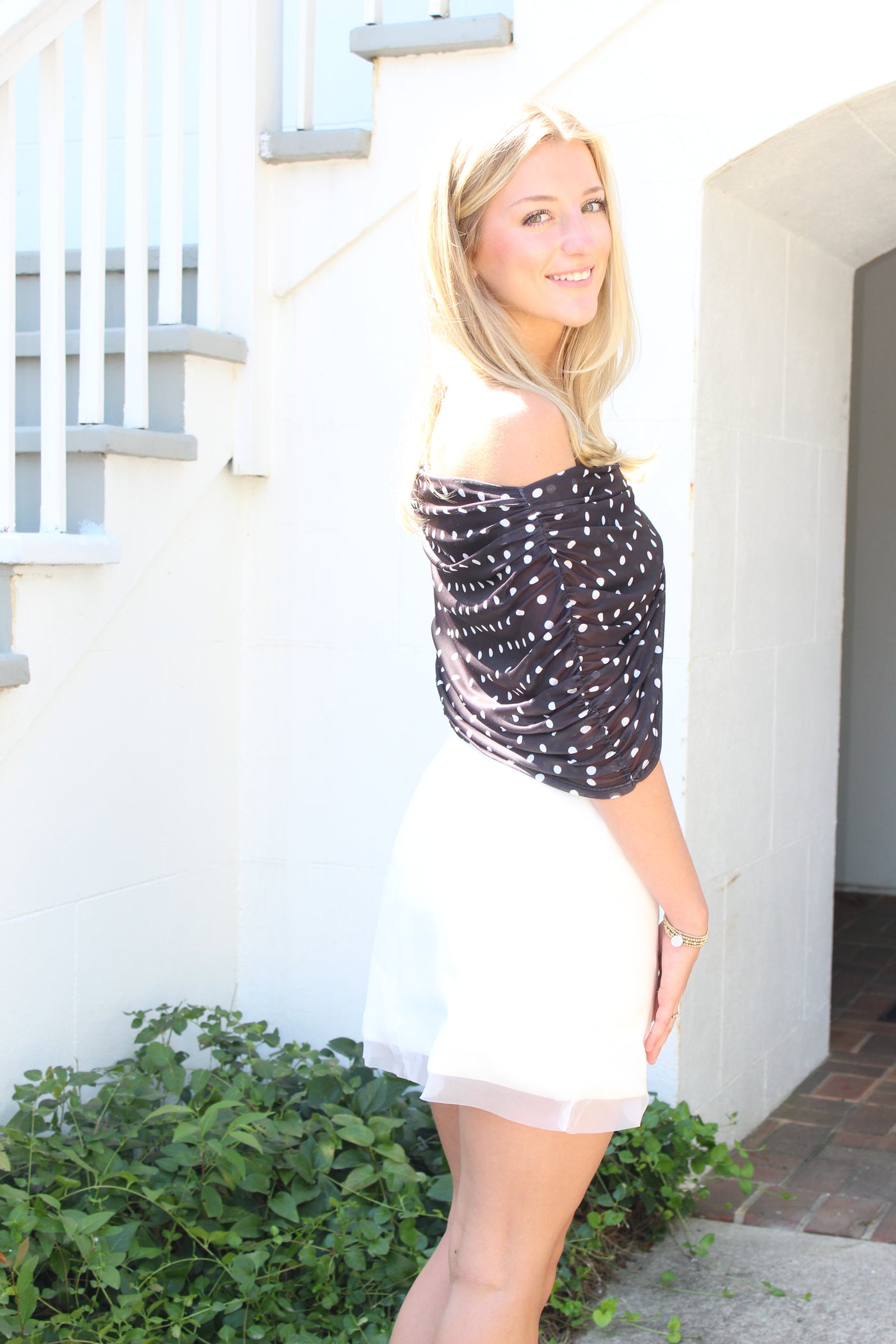 Molly Organza Sheer Mini Skirt