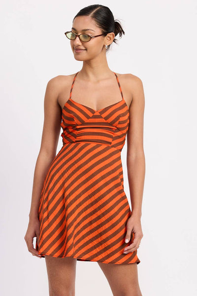 Aubie Strappy Mini Dress