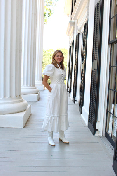 Natalia Button Down Midi Dress