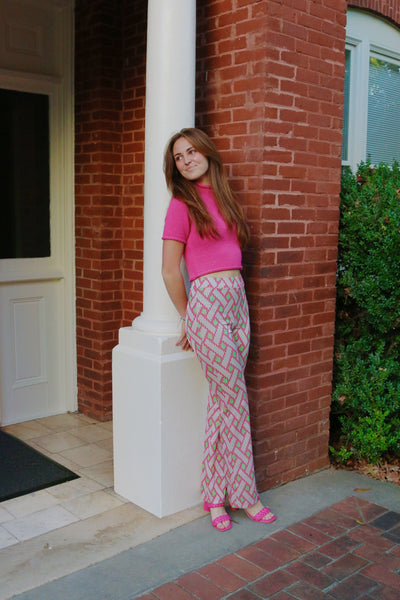 On A Good Note Printed Pants