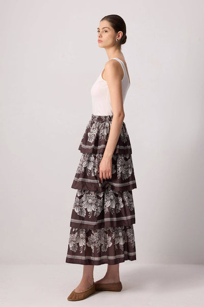 Dahlia Tiered Maxi Skirt
