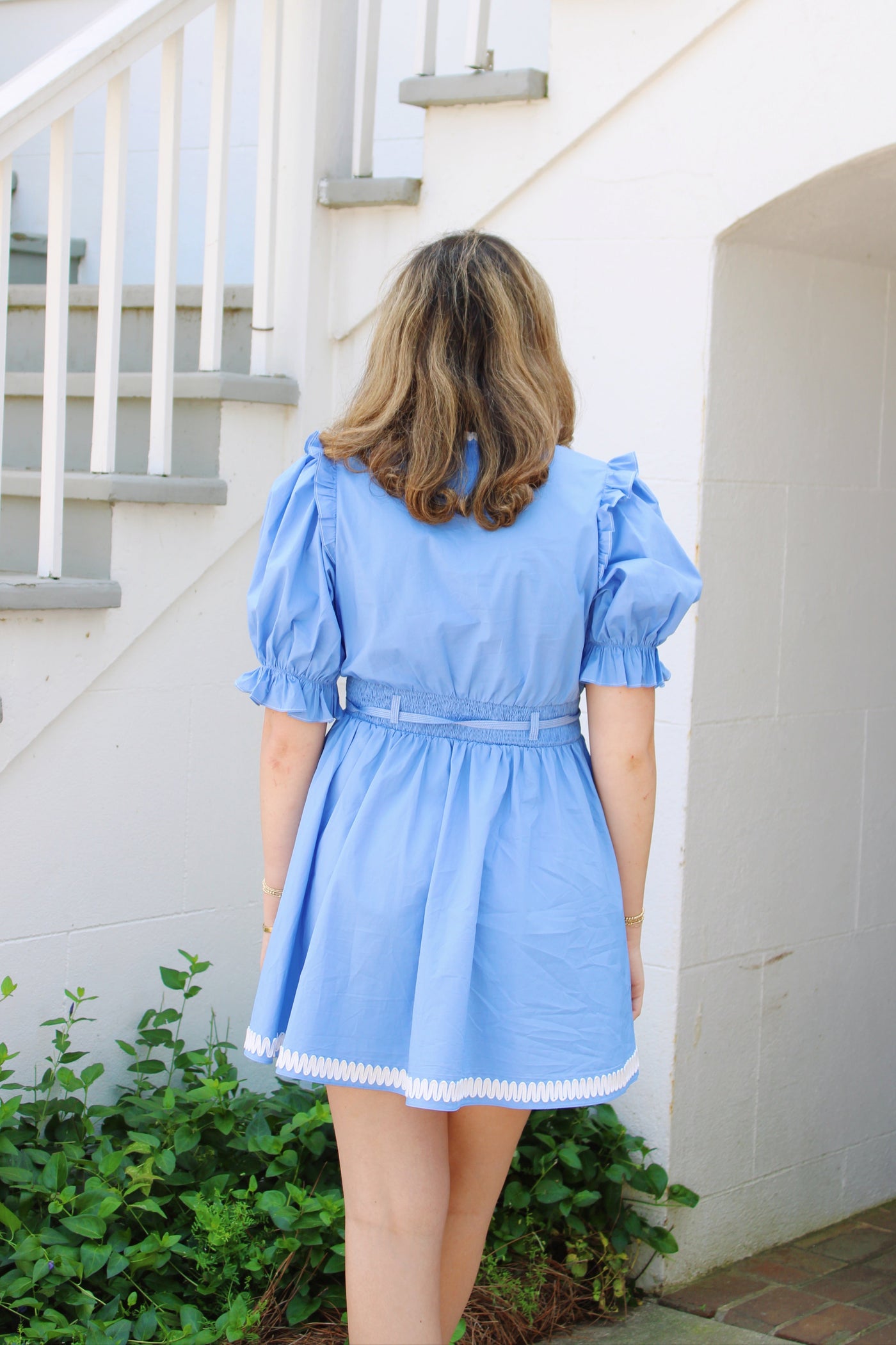 Poppy Coastal Blue Dress