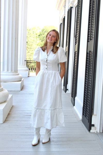 Natalia Button Down Midi Dress