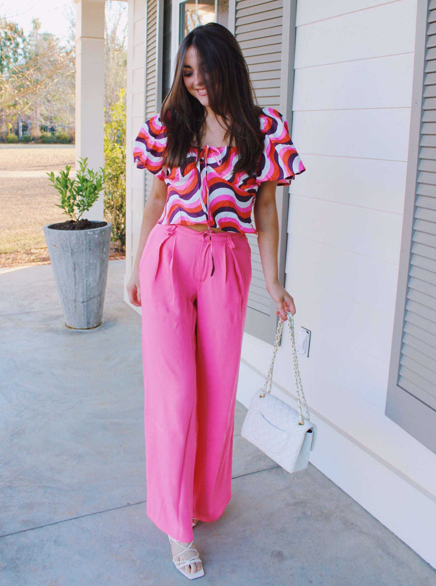 Dream On Pink Silky Pants