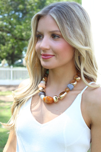 Jasmine Stone Necklace