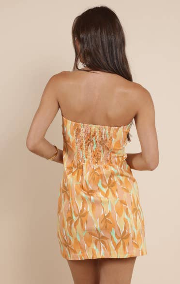 Sunset Stretchy Tube Mini Dress