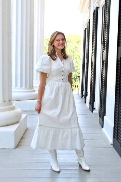 Natalia Button Down Midi Dress