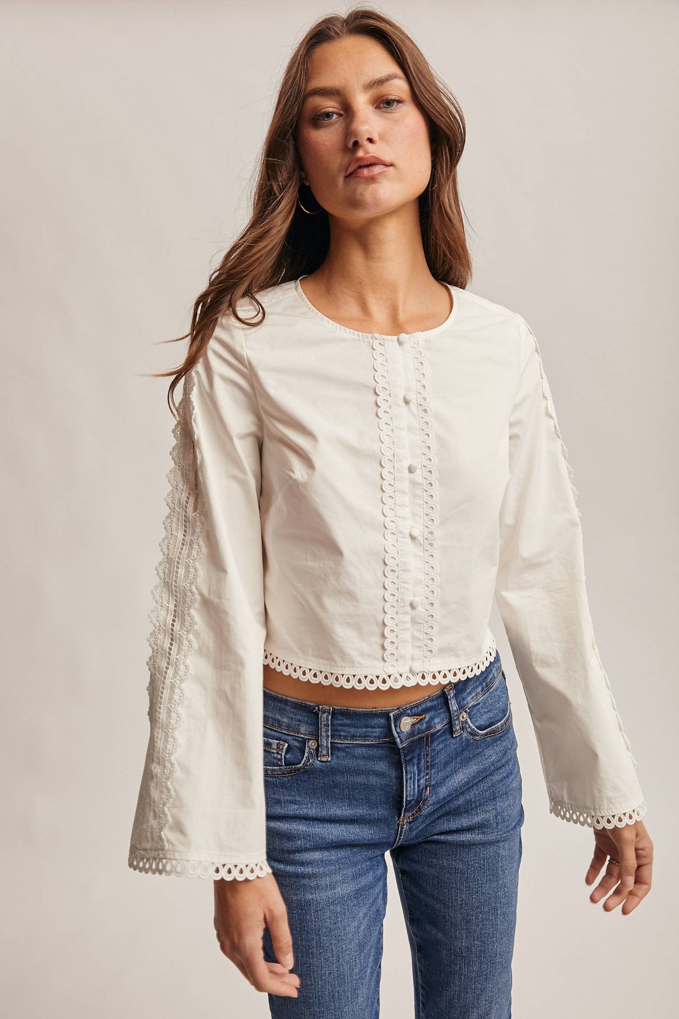 Hendley Eyelet Top