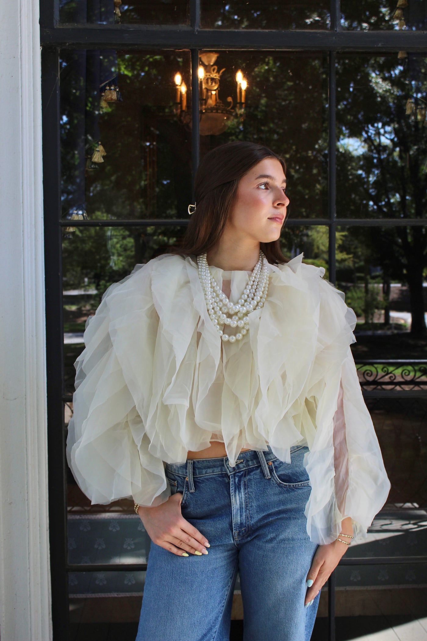 Paloma Ruffle Top