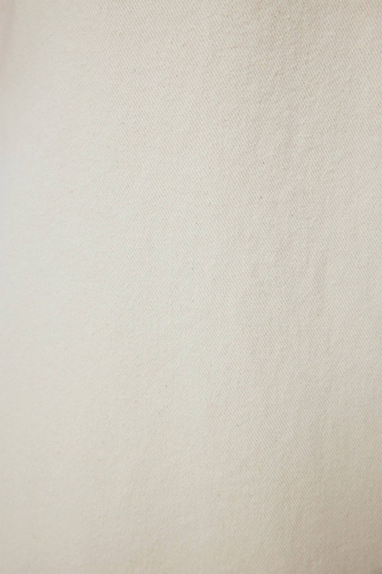 Cream Denim Maxi Skirt