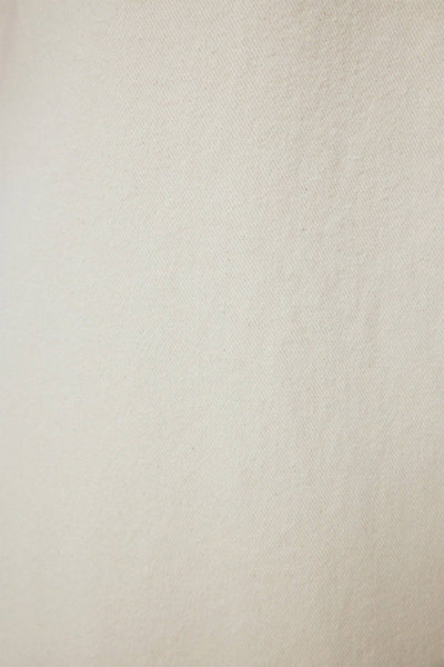 Cream Denim Maxi Skirt