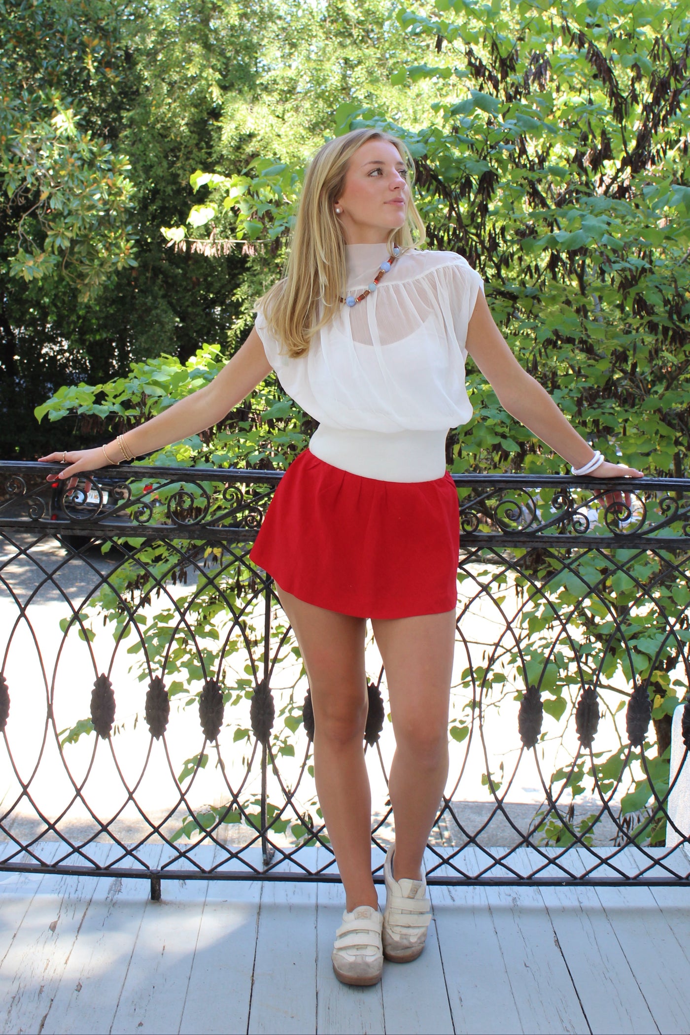 Andie Sheer Top - White