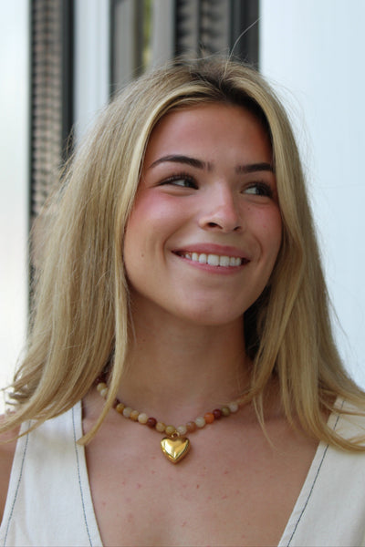 Paris Natural Heart Necklace