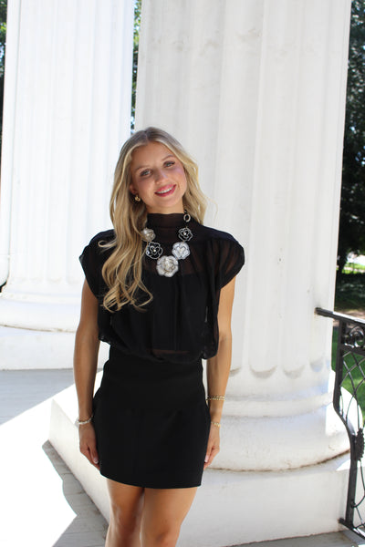 Andie Sheer Top - Black