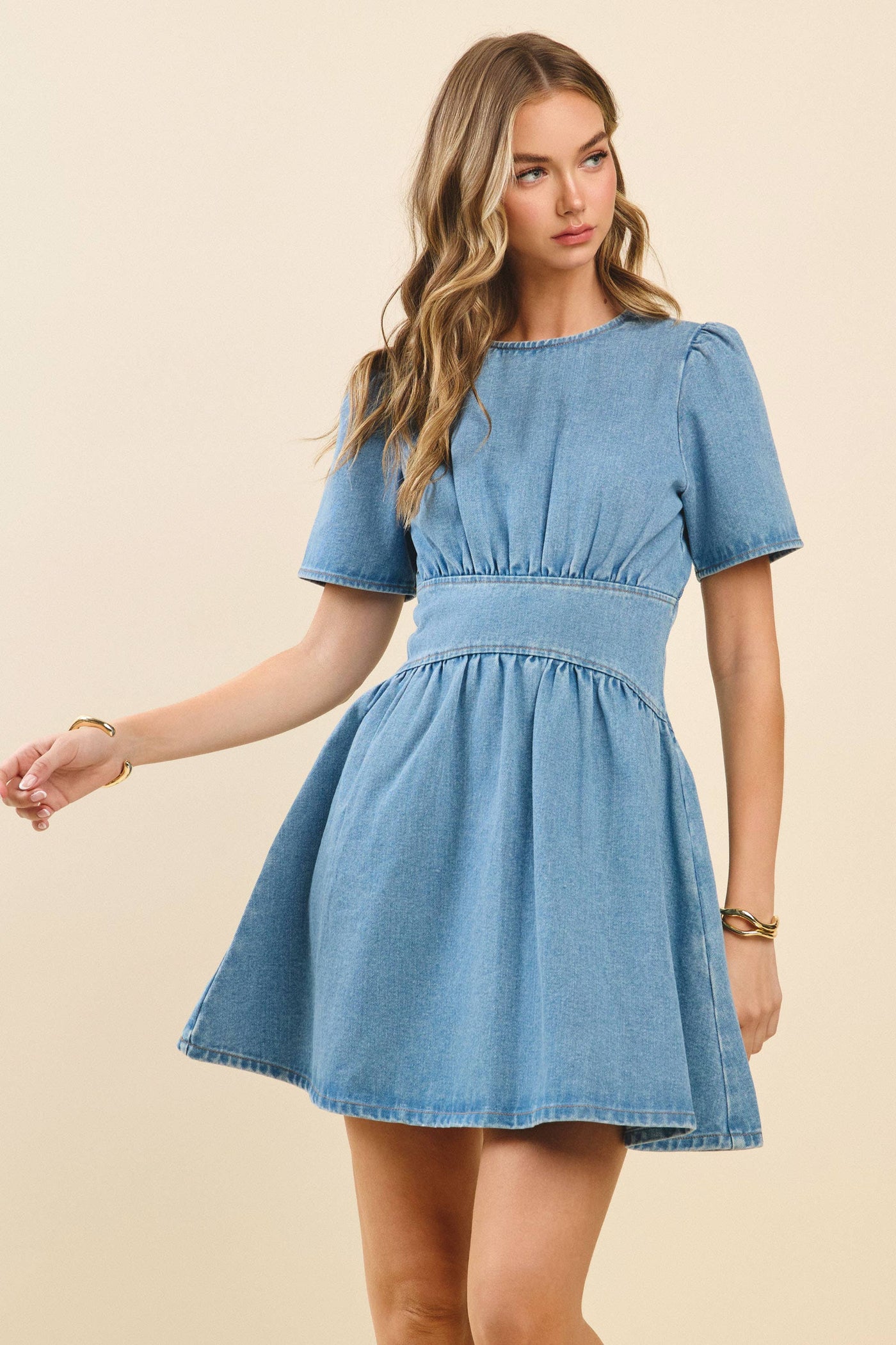 Tay Denim Mini Dress
