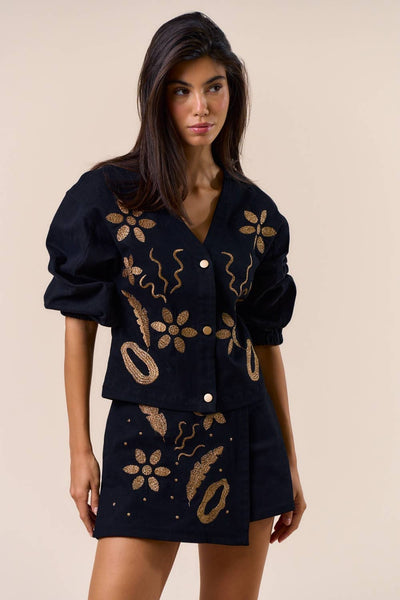 Victoria Embroidered Skort