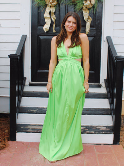 Raven Gown - Lime