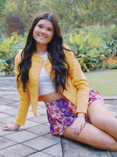 Frilly Floral Skort