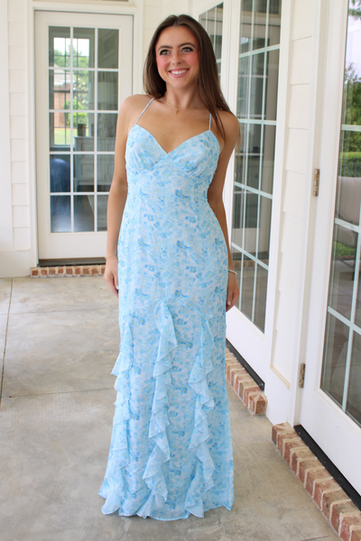 Luana Ruffle Maxi Dress