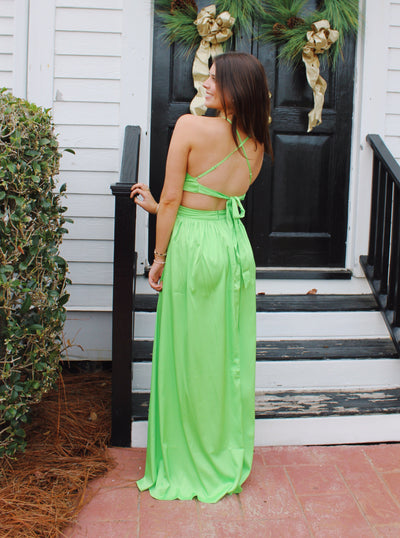 Raven Gown - Lime