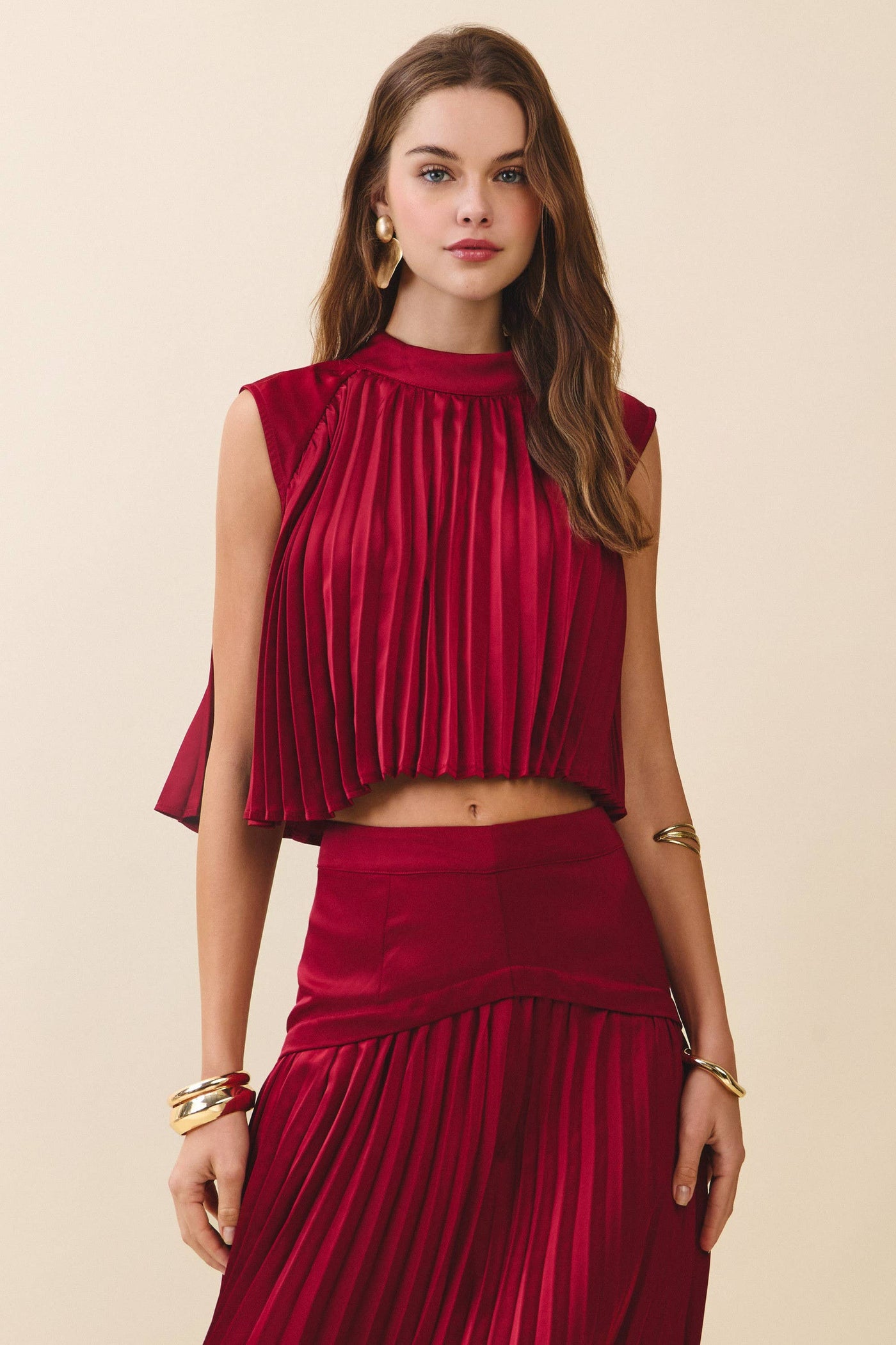 Marissa Pleated Top