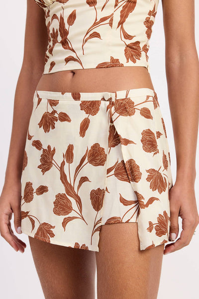 Sallie Floral Mini Skort