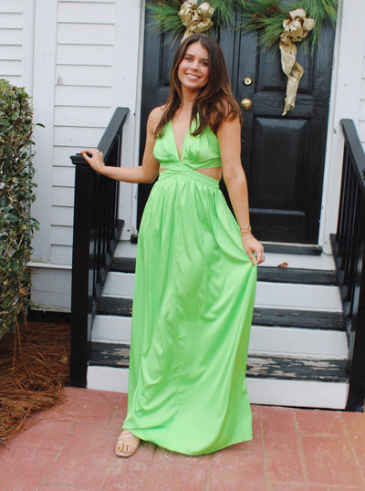 Raven Gown - Lime