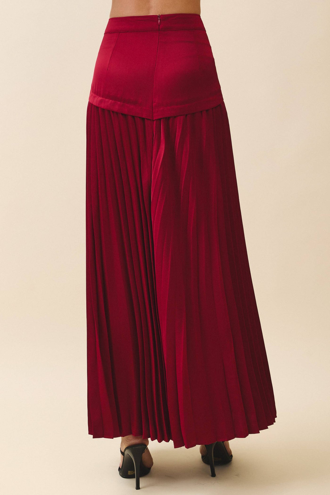Marissa Pleated Maxi Skirt