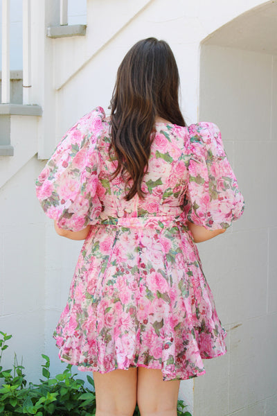 Olivia Belted Mini Dress