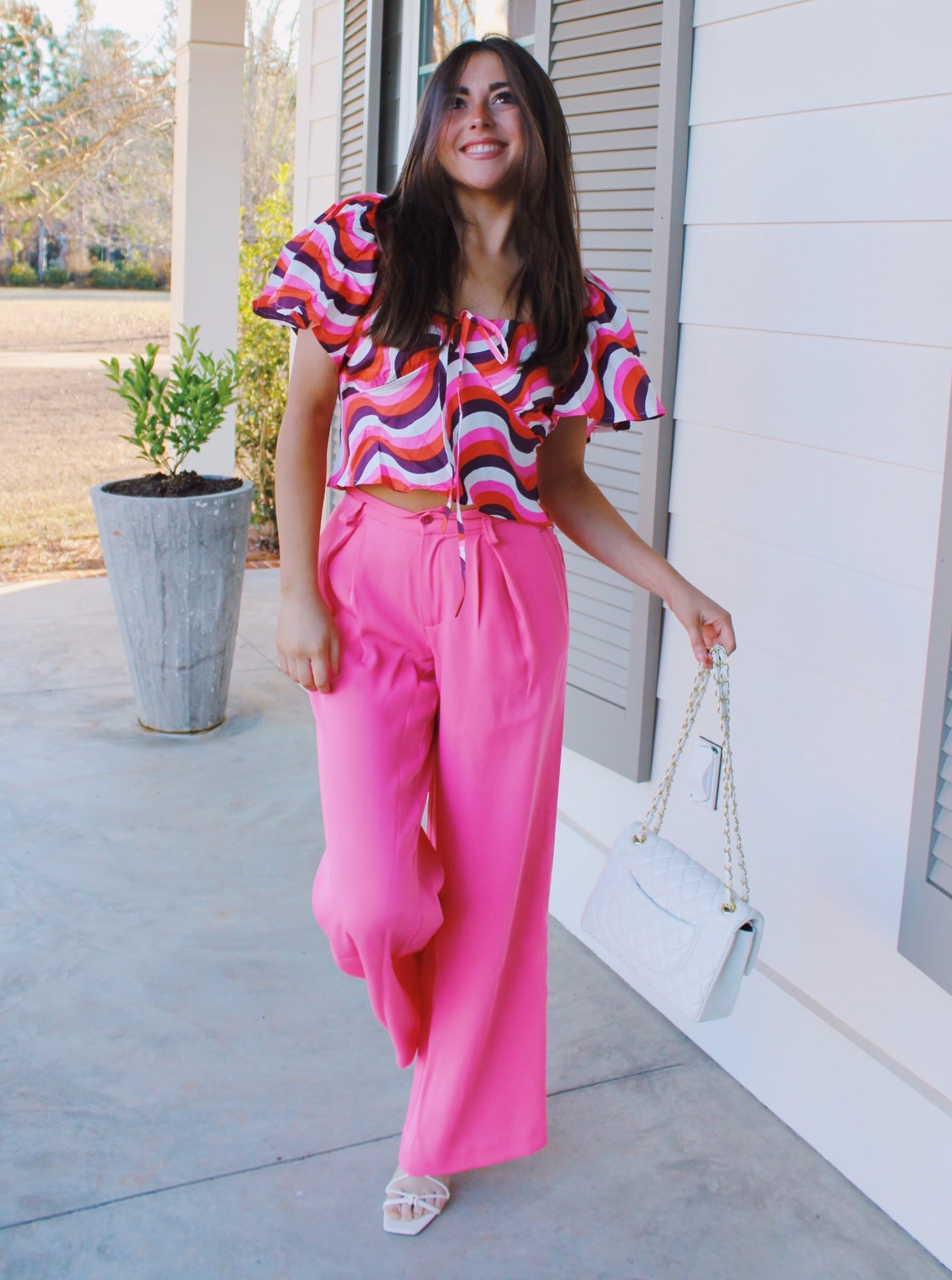 Dream On Pink Silky Pants