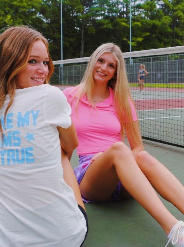 Barbie Pink Athletic Crop Top