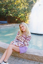 Load image into Gallery viewer, Fuzzy Purple Mini Skirt
